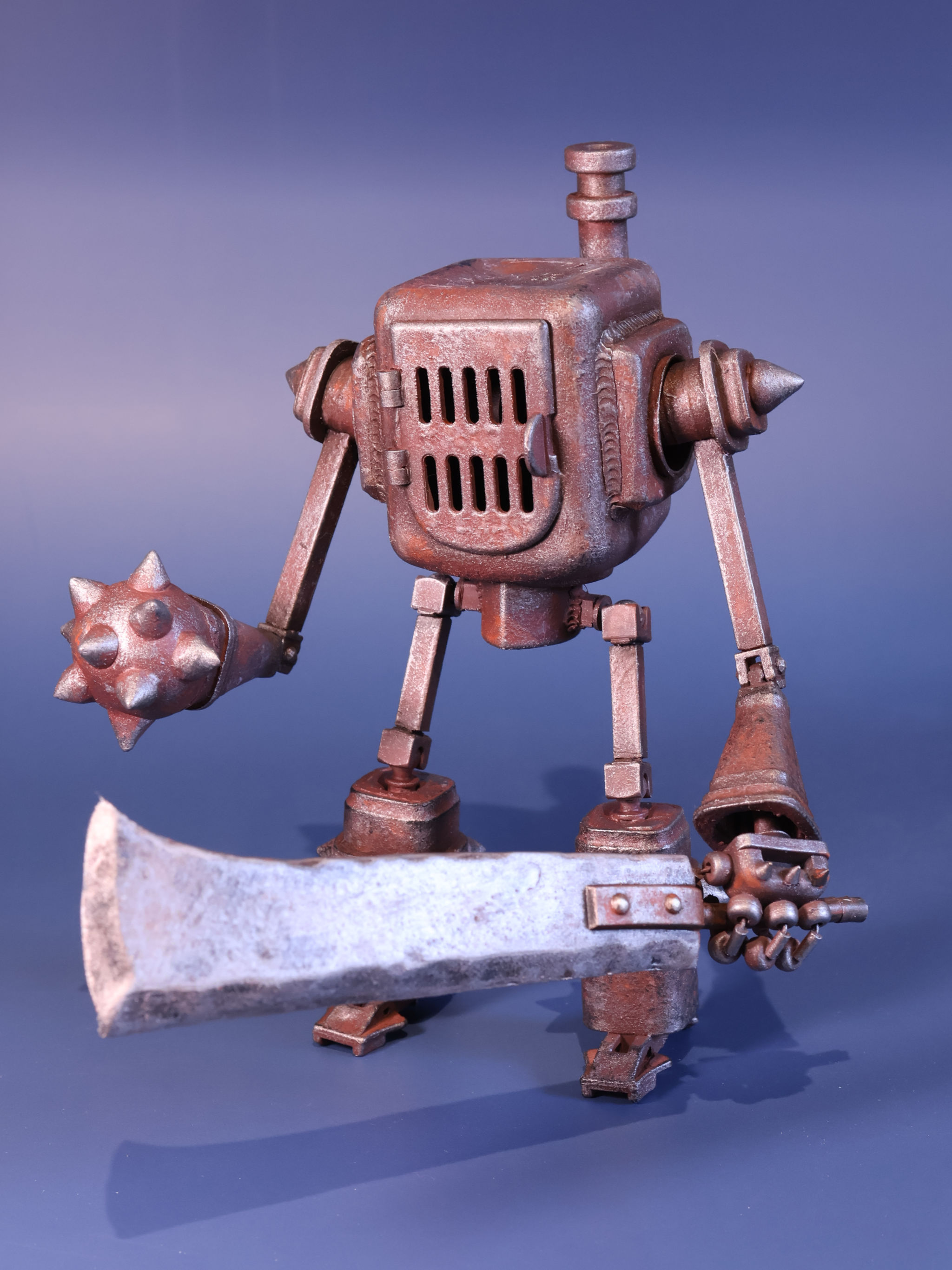 Furnace Knight, a scratch-built robot model